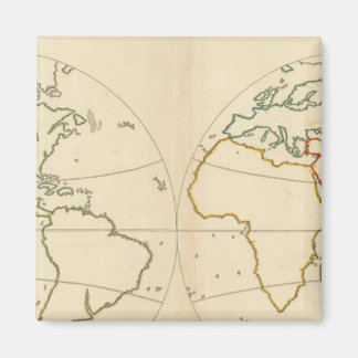 Imán Esquema del mapa mundial
