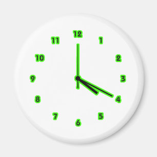 Imán Esquema del reloj del hippy