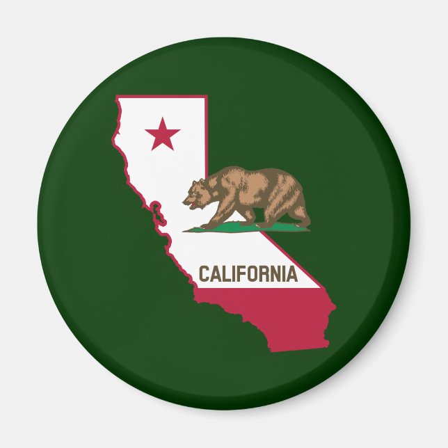 Imán Esquema y marca de California (Frente)