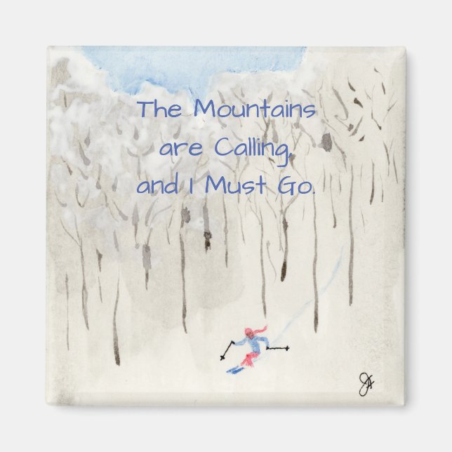 Imán Esquí (Frente)