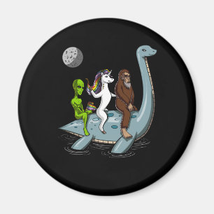 Imán Esquí acuático del monstruo de Bigfoot Loch Ness