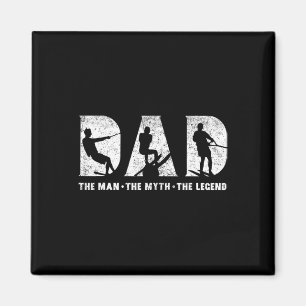 Imán Esquí acuático Papá El hombre El mito La leyenda P