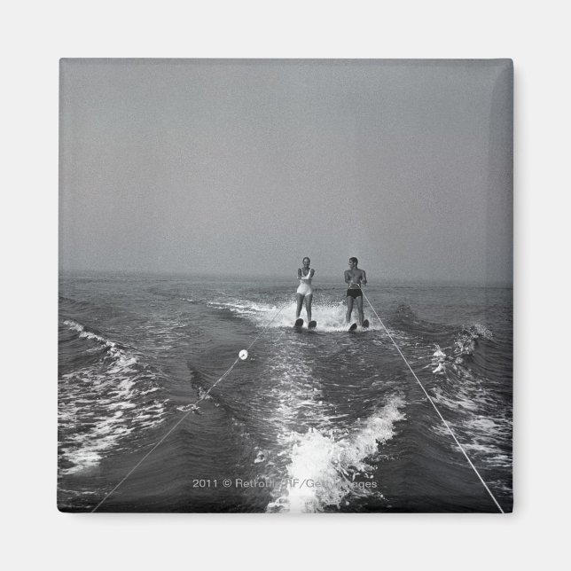 Imán Esquí acuático para dos personas (Frente)