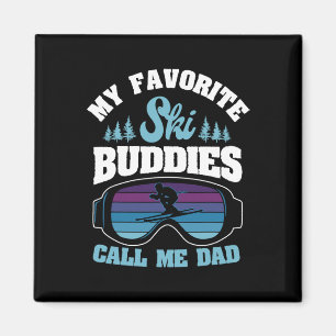 Imán Esquí Alpine Ski Ski Dad Skier Snowboard Fath