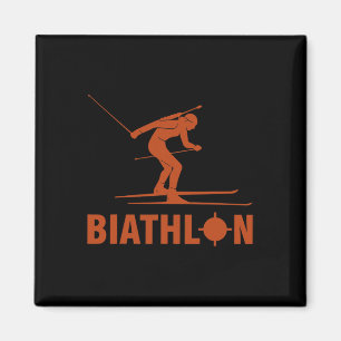 Imán Esquí de esquí de biatlón Deportes de invierno Esq