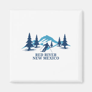 Imán Esquí de esquí de Río Rojo Nuevo México _1