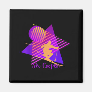 Imán Esquí de Esquí Púrpura Rosa Colorado Cooper Leadvi