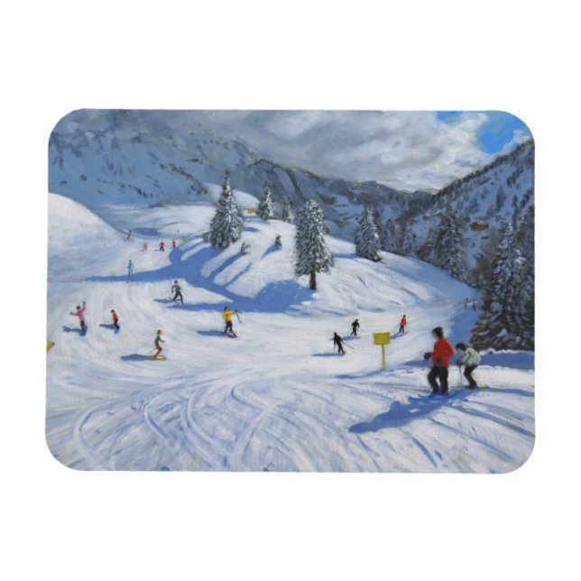 Imán Esquí de Kitzbhuel 2014 (Horizontal)