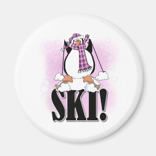 Imán Esquí del pingüino