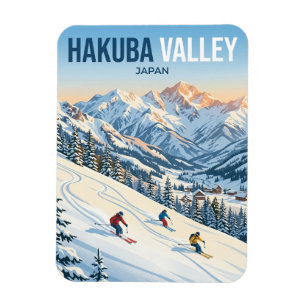 Imán Esquí en el Valle de Hakuba Japón