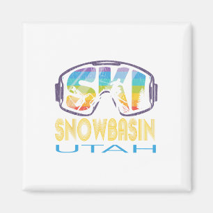 Imán Esquí nevado en vacaciones de esquí en Utah