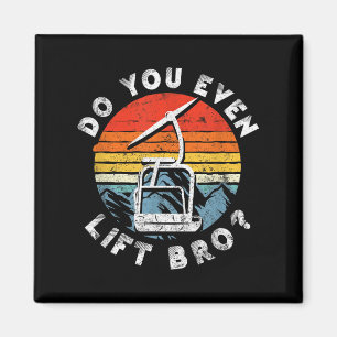 Imán Esquí Retro Vintage ¿Incluso Levanta Bro_ _1