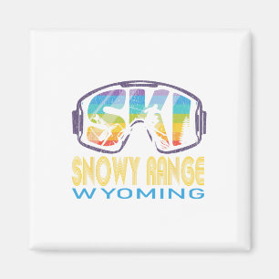 Imán Esquí Snowy Range Wyoming Vacaciones de Esquí