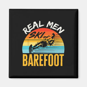 Imán Esquiador de esquí acuático Refoot Funny Real Men