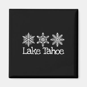 Imán Esquiador de esquí de montaña Lake Tahoe Esquí Nie