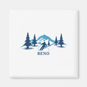 Imán Esquiador de esquí de Reno Nevada _1