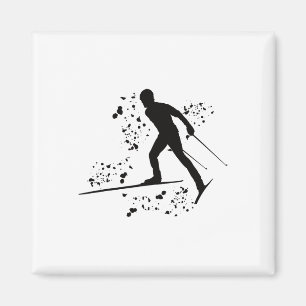 Imán Esquiador de fondo Nordic Xc Skiing _16