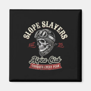 Imán Esquiadores de Freestyle Skiing Slope Slayers Aven