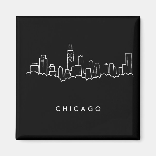 Imán Esquina de Chicago (Frente)