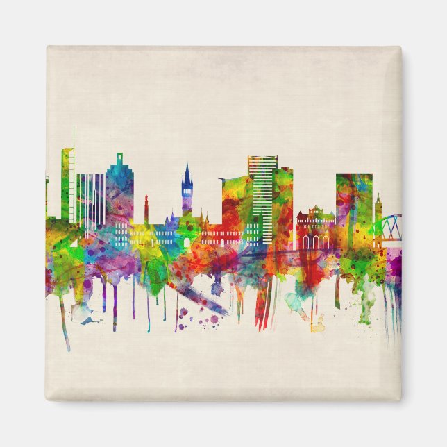 Imán Esquina de Glasgow Scotland (Frente)