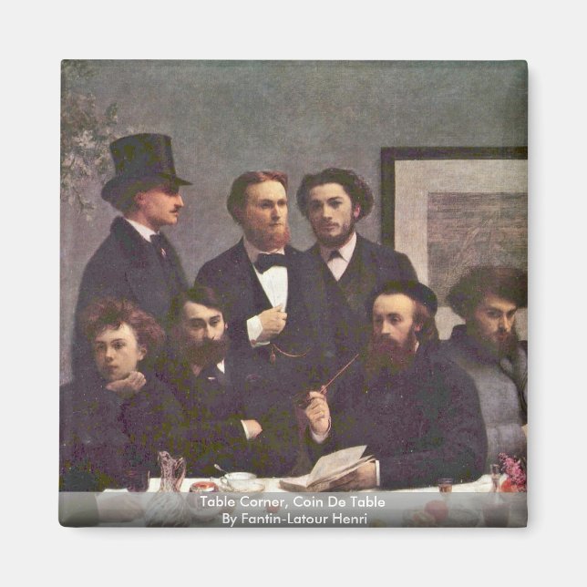 Imán Esquina De La Mesa, Moneda De La Mesa Por Fantin-L (Frente)