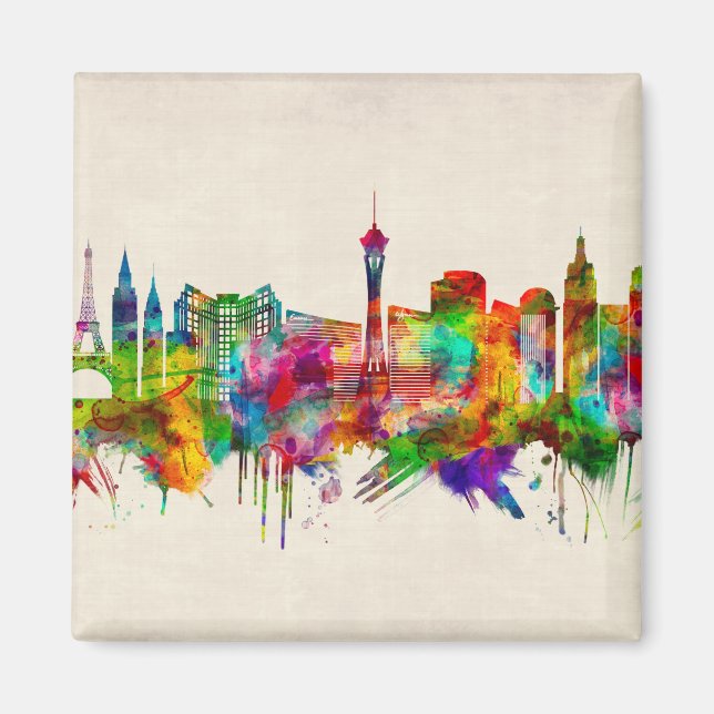 Imán Esquina de Las Vegas Nevada (Frente)