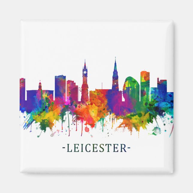 Imán Esquina de Leicester England (Frente)