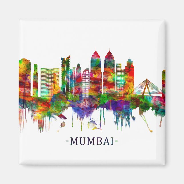 Imán Esquina de Mumbai India (Frente)