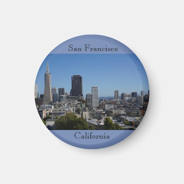Imán Esquina de San Francisco #1 Magnet (Frente)