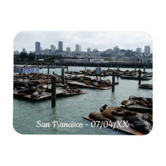 Imán Esquina de San Francisco y Pier 39 Sea Lions City