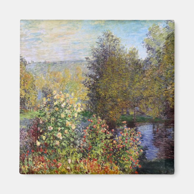 Imán Esquina del Jardín de Montgeron - Claude Monet - (Frente)