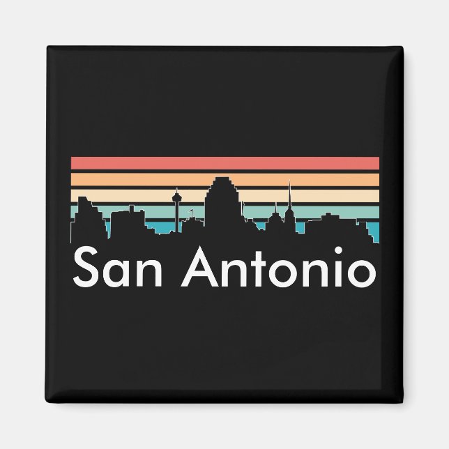 Imán Esquina mínima del atardecer de San Antonio (Frente)