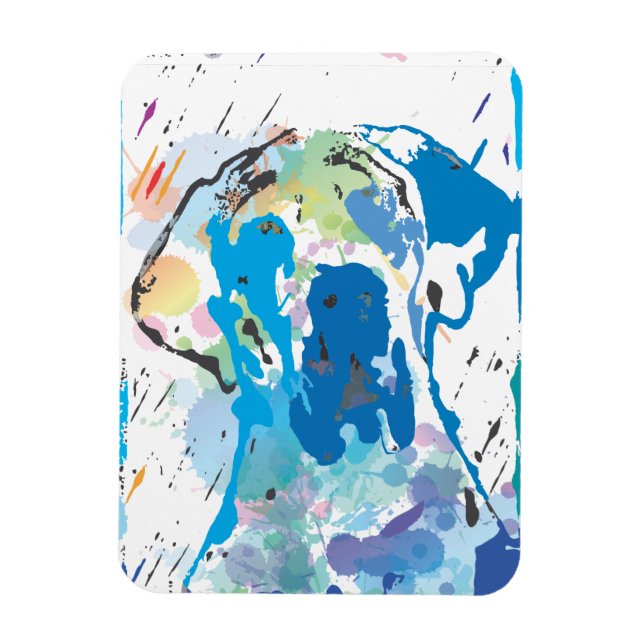 Imán Esra Dogge auf Magnet (Vertical)