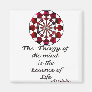 Imán *Essence de Life* - la cita de Aristóteles