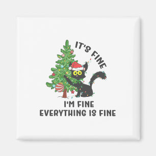 Imán Está bien Estoy bien Todo está bien Elf Xmas Matc