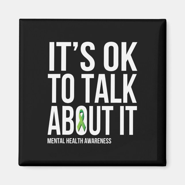 Imán Está Bien Hablar De Esto Concienciación En Salud M (Frente)