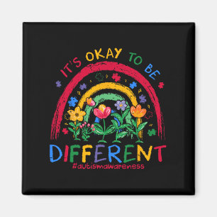 Imán Está bien ser consciente del autismo arcoiris P