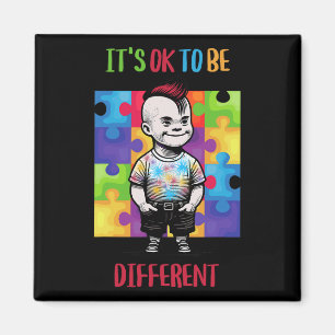 Imán Está Bien Ser Diferente Conciencia De Autismo Ok.