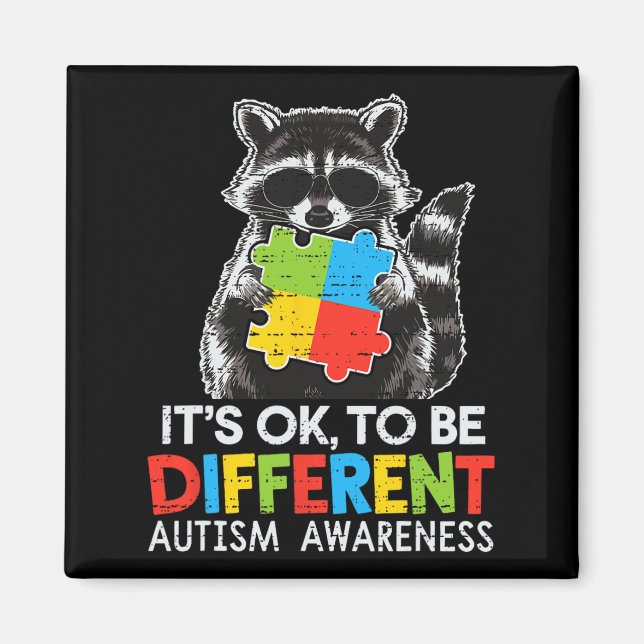 Imán Está bien ser diferente para tomar conciencia del  (Frente)
