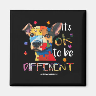 Imán Está bien ser diferente - Perro de la conciencia d