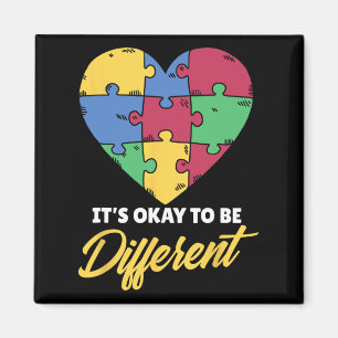 Imán Está bien ser diferentes autistas y apoyar a un