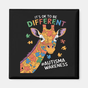 Imán Está Bien Ser Un Poco Diferente De Autismo Giraffe
