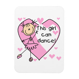 Imán Esta chica puede bailar camisetas y regalos