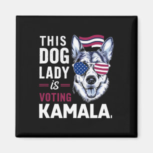 Imán Esta Dama De Perro Votó A Kamala
