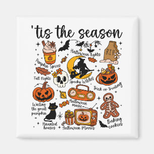 Imán Esta es la temporada de los Doodles de Halloween