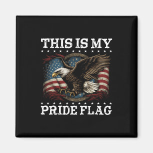Imán Esta Es Mi Bandera Del Orgullo Estadounidense 4 De