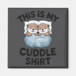 Imán Esta Es Mi Camiseta De Abrazar Lindo Pareja De Nut