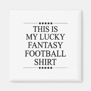 Imán Esta Es Mi Camiseta De Fútbol Fantasía Afortunada