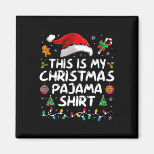 Imán Esta Es Mi Diversión De Pijama De Navidad Pjs De N
