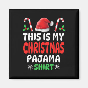 Imán Esta es mi Navidad Pajama Hombres Mujeres Niños Ni